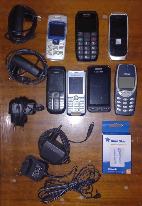 Sony Ericsson, Nokia, Samsung, Novum - zestaw telefonów