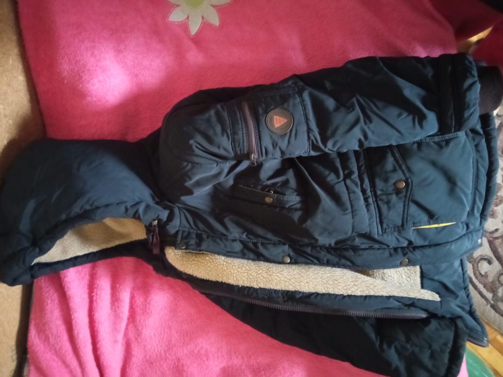 Зимняя куртка пуховик для мальчика р.42