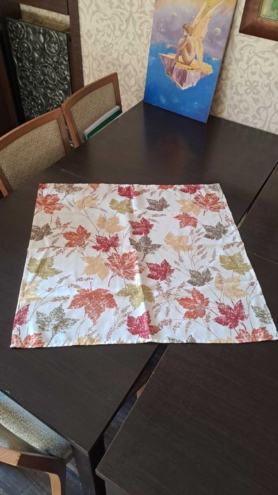 Serwet jesienny obrus 80x80cm serwetka, 3 szt