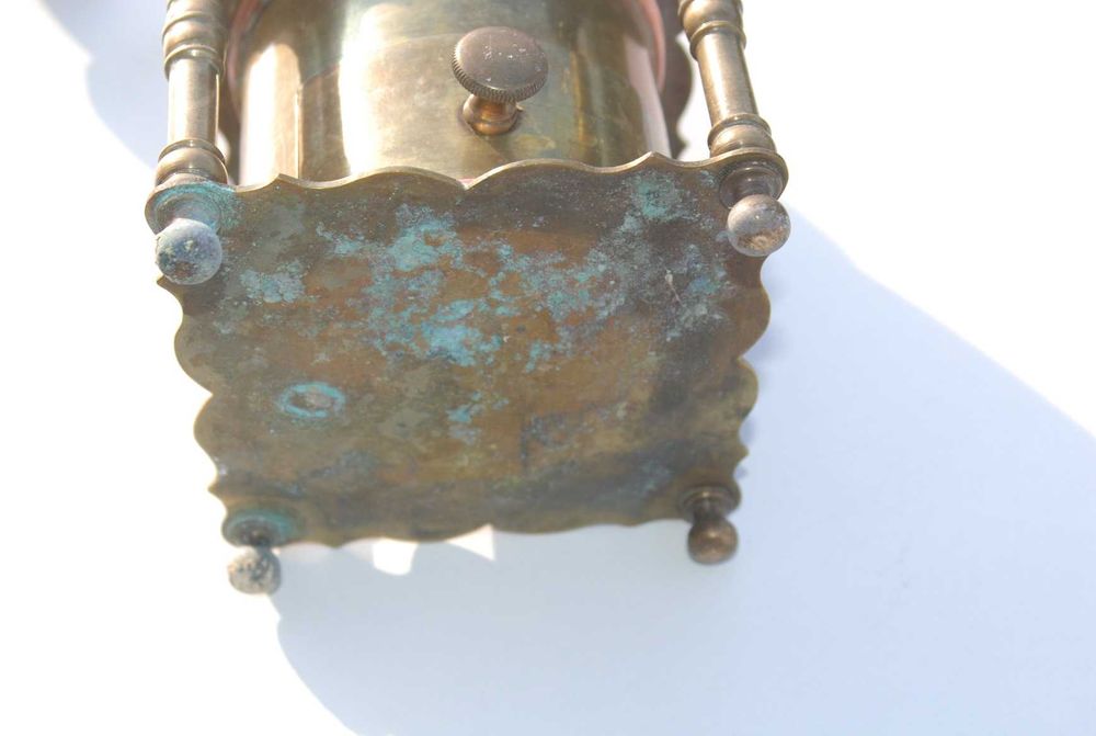 Stary młynek mosiężny Aet Deco antyk 20/30 lata