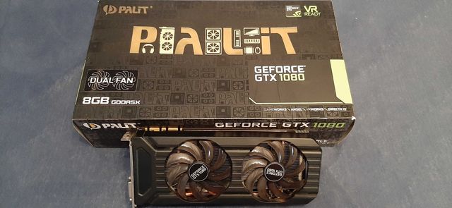 W pełni sprawny Palit GeForce GTX 1080 8 GB GDDR5X