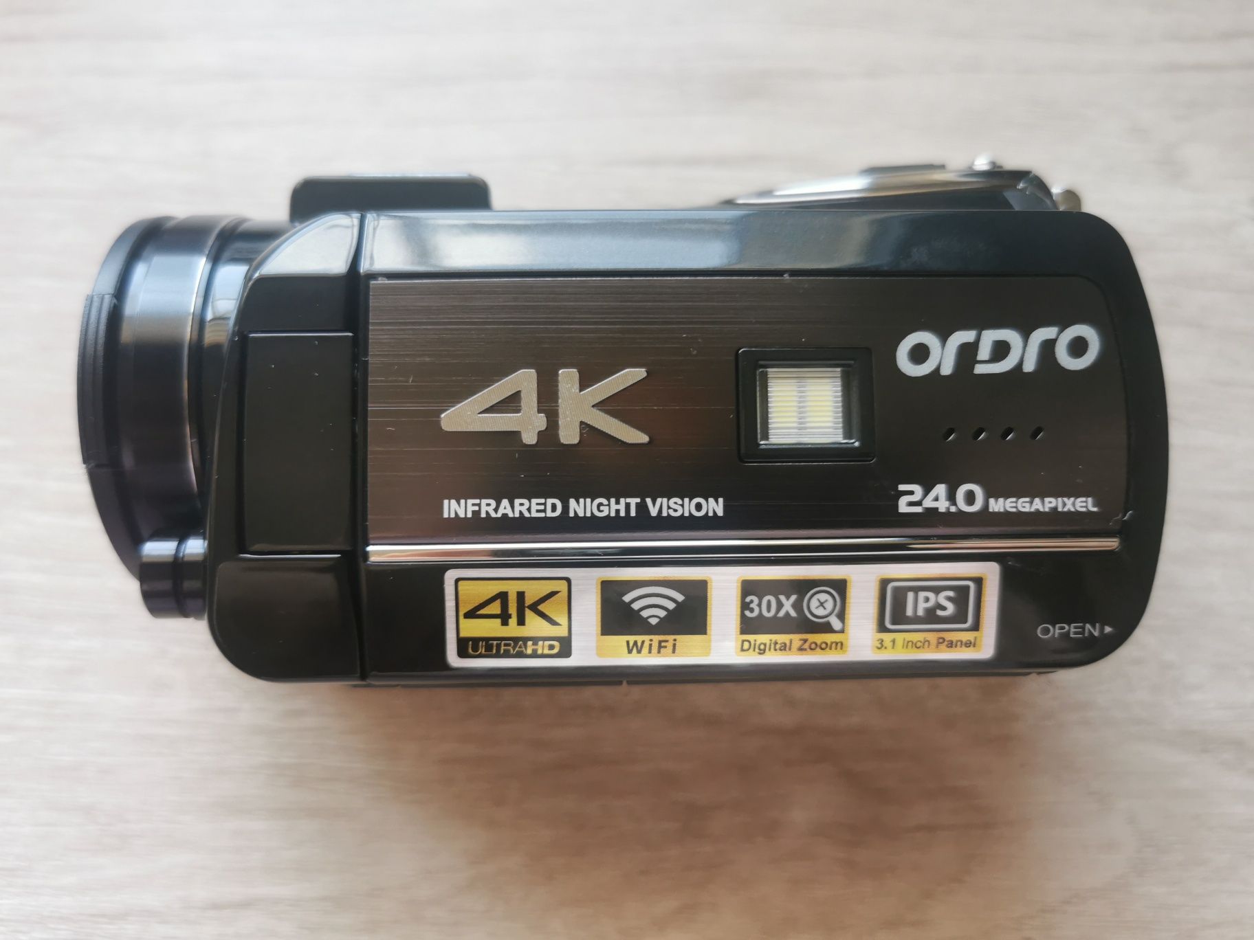 Câmara de filmar Ordro AC3 4K