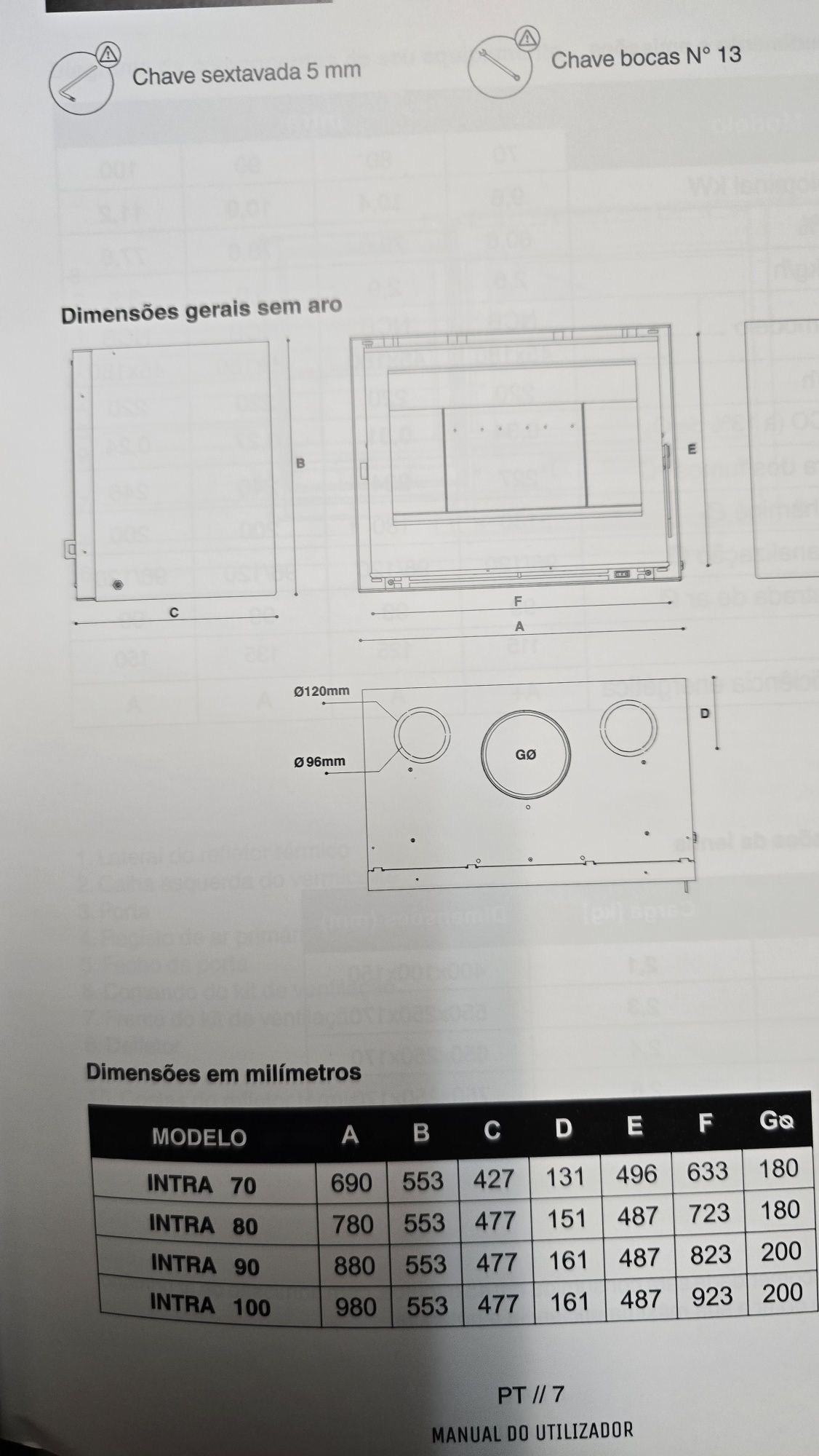 Recuperador de calor a lenha - 10,4 kW