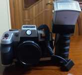Camara Olympia com flash