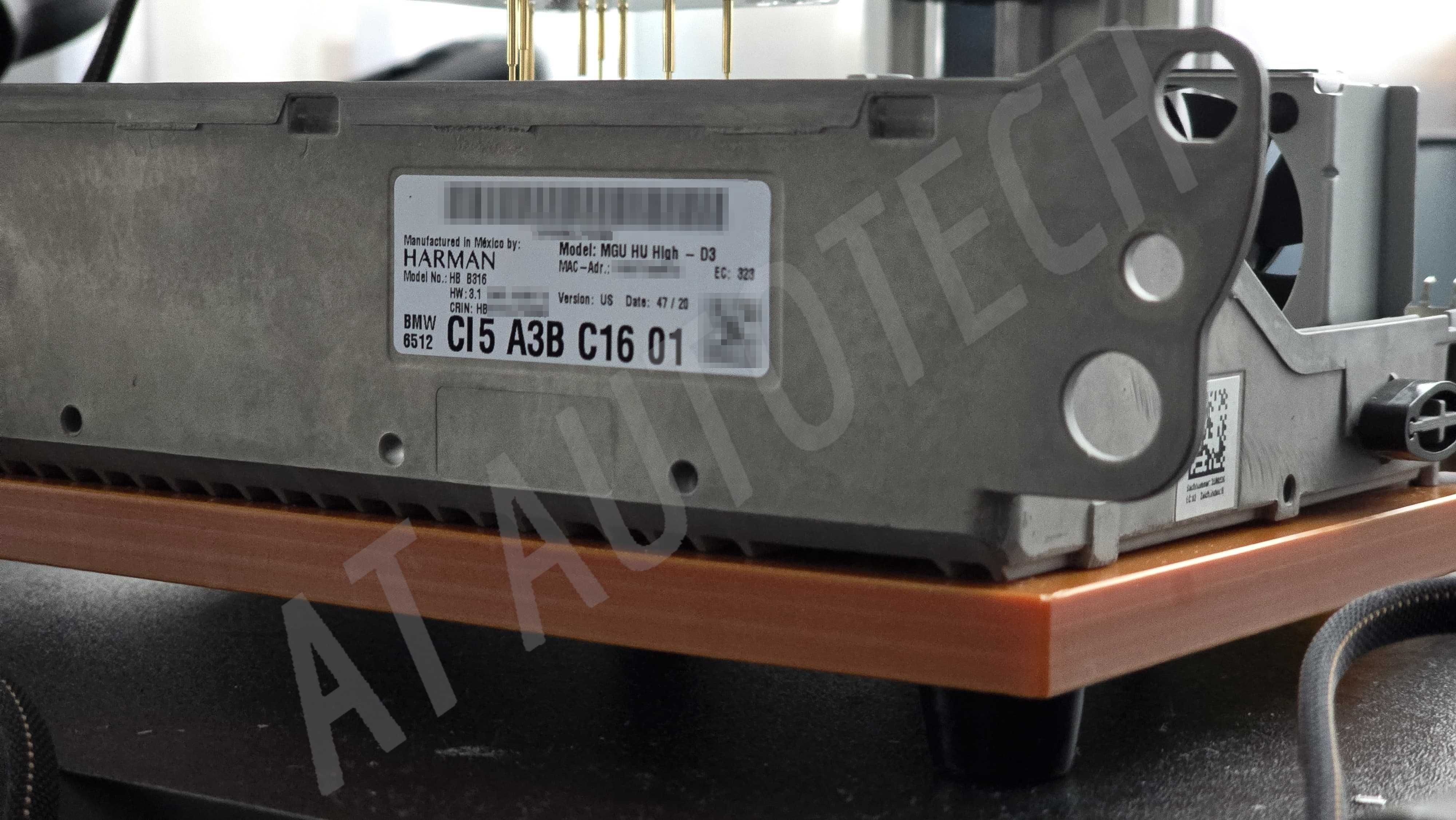 BMW MGU ID7 Konwersja EU Mapy Ochrona komponentu CarPlay Android Auto