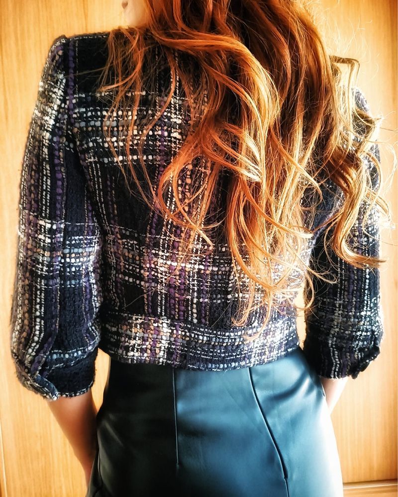 Bolero Bershka manga 3/4