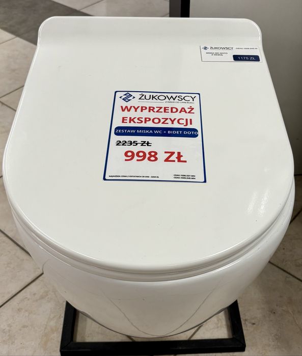 Zestaw miska WC + Bidet