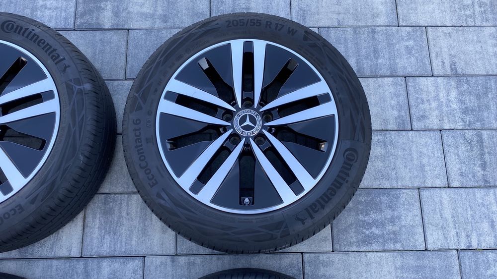 Koła felgi aluminiowe Mercedes A-klasa W177 5x112 17 cali opony letnie