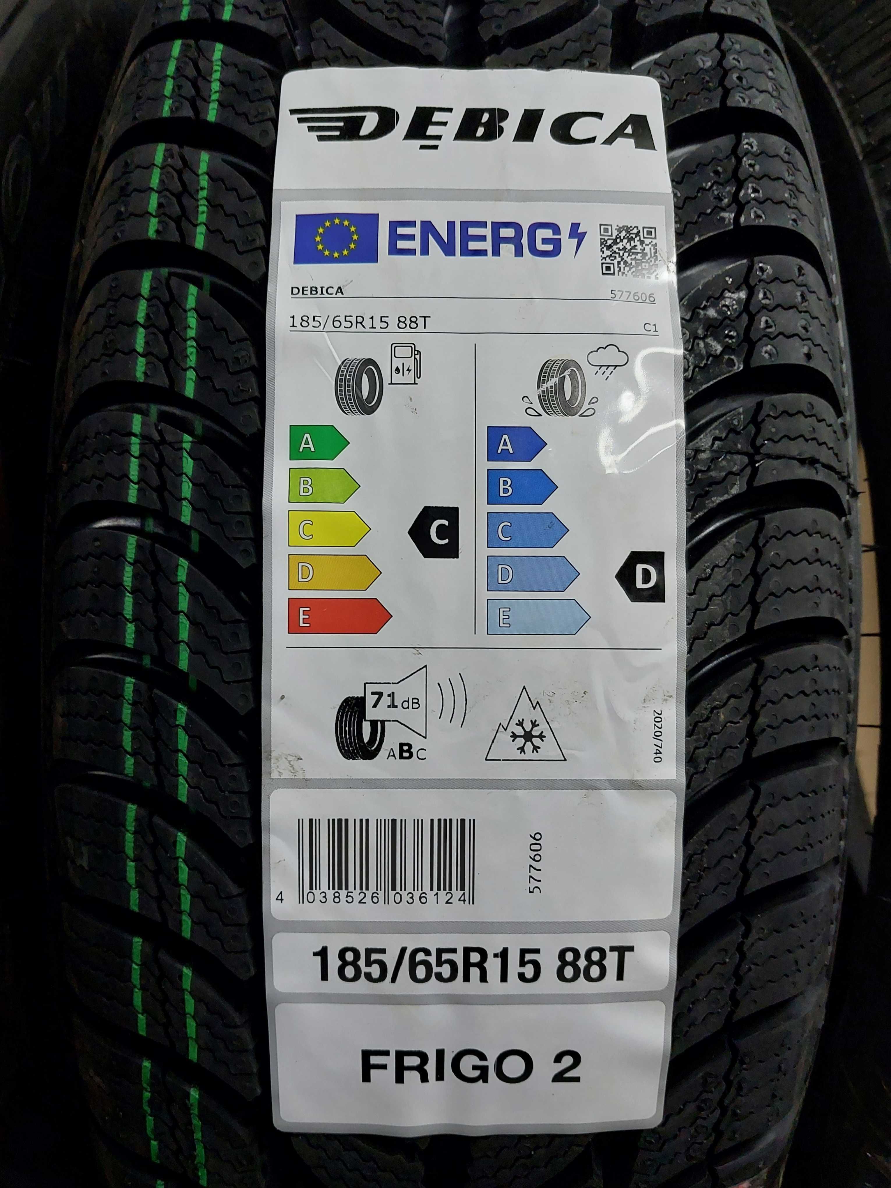 185/65 R15 Nowe zimowe opony Dębica Frigo 2 DOT 2024