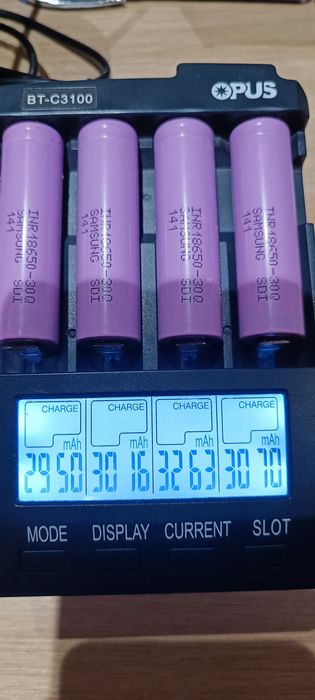 Аккумулятор высокотоковый 18650 Samsung 30 Q  15/30 A