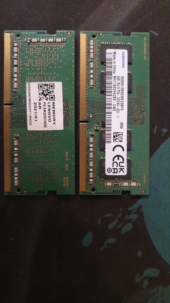 Пам'ять Samsung 4 GB SO-DIMM DDR4 3200 MHz (M471A5244CB0-CWE)