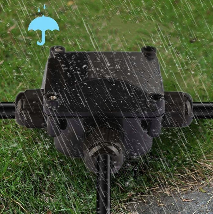 6 szt skrzynka łączeniowa elektryczna na zewnątrz 3-drożna