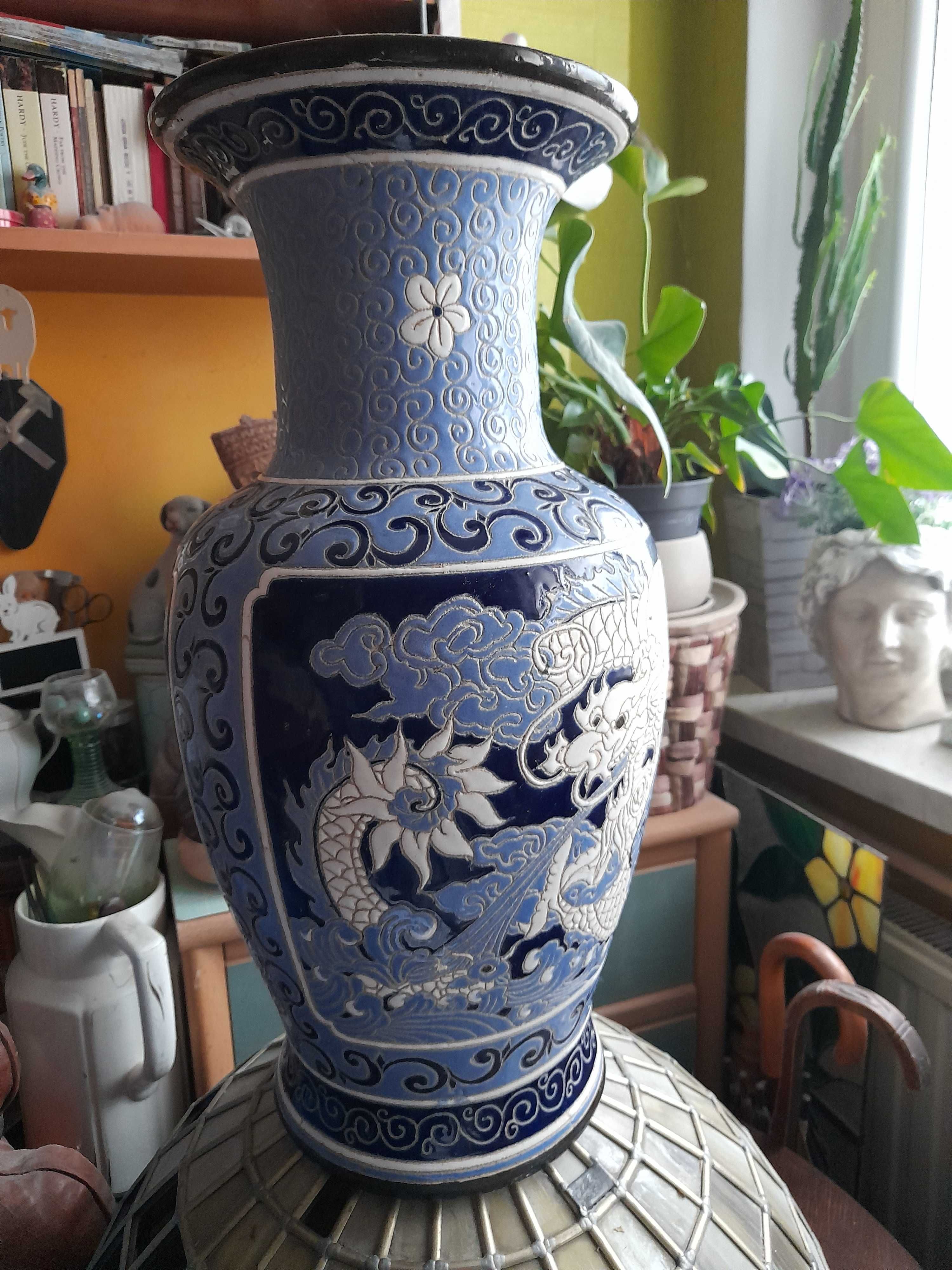 Wazon 53 cm duży XXL orient Chiny Japonia smok