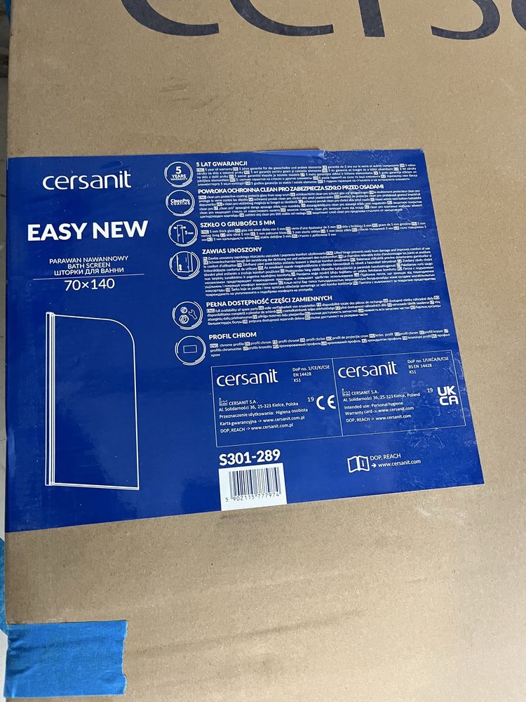 Parawan nawannowy Cersanit Easy New