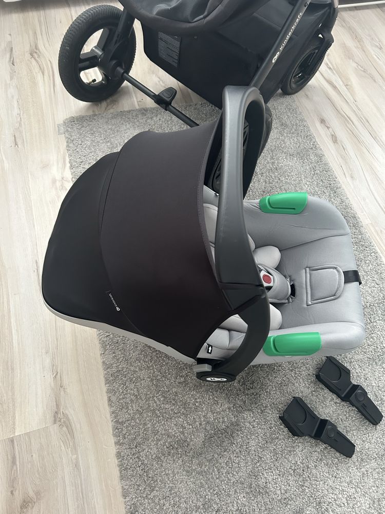 Wózek wielofunkcyjny 3 w 1 MOOV 2 AIR Kinderkraft z fotelikiemMINK PRO