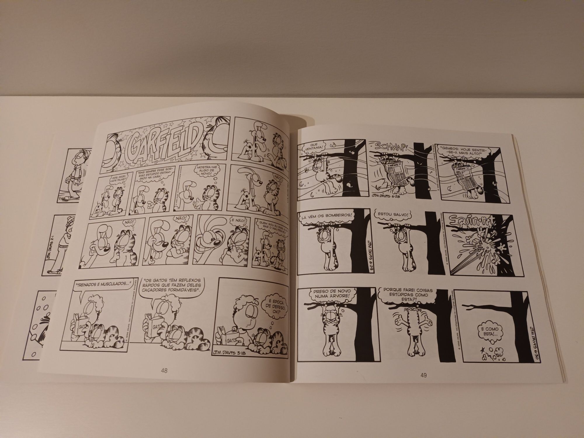 Livro de banda desenhada Garfield Viva a Amizade