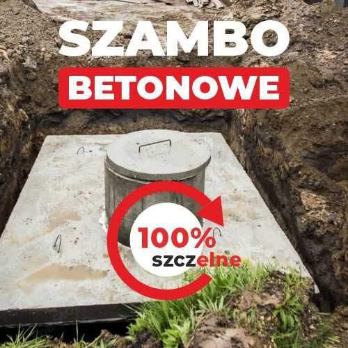 Szambo betonowe zbiornik zbiorniki betonowe producent 100% szczelne