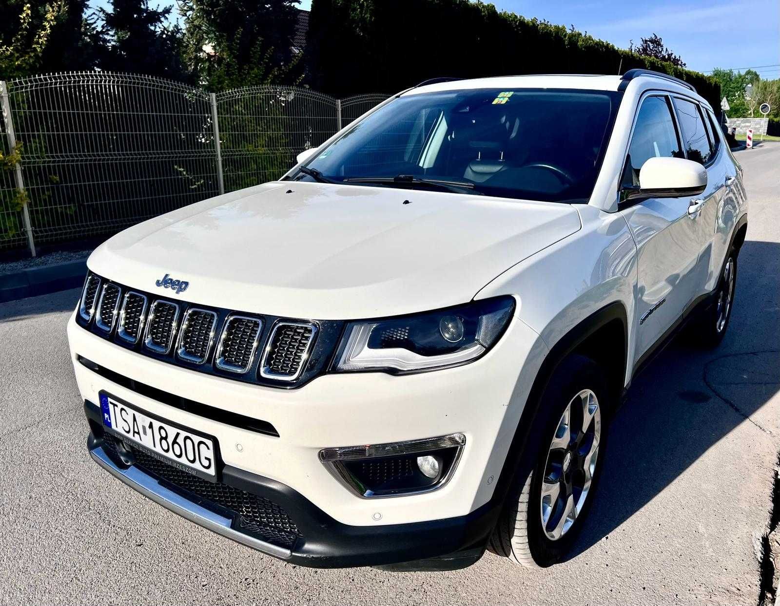 Piękny Jeep Compass 2.0 Diesel 170KM 4x4 FULL Opcja Automat/Radar