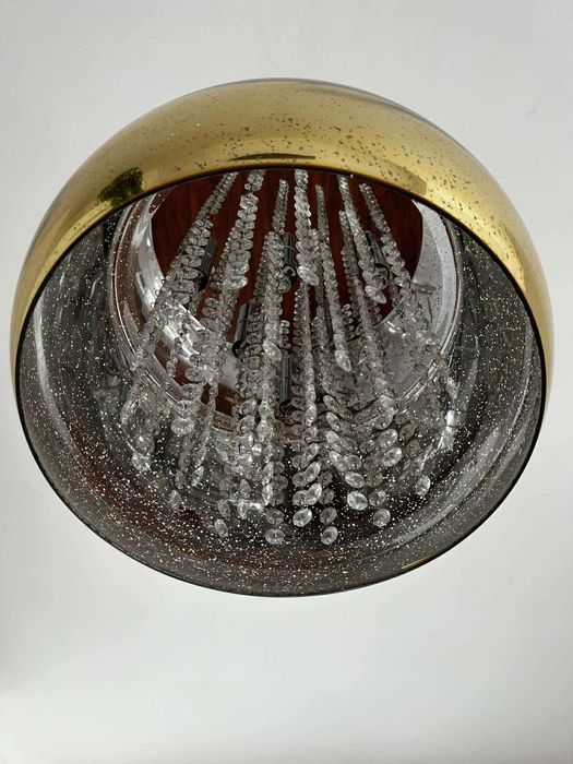 Złota lampa wisząca Vista