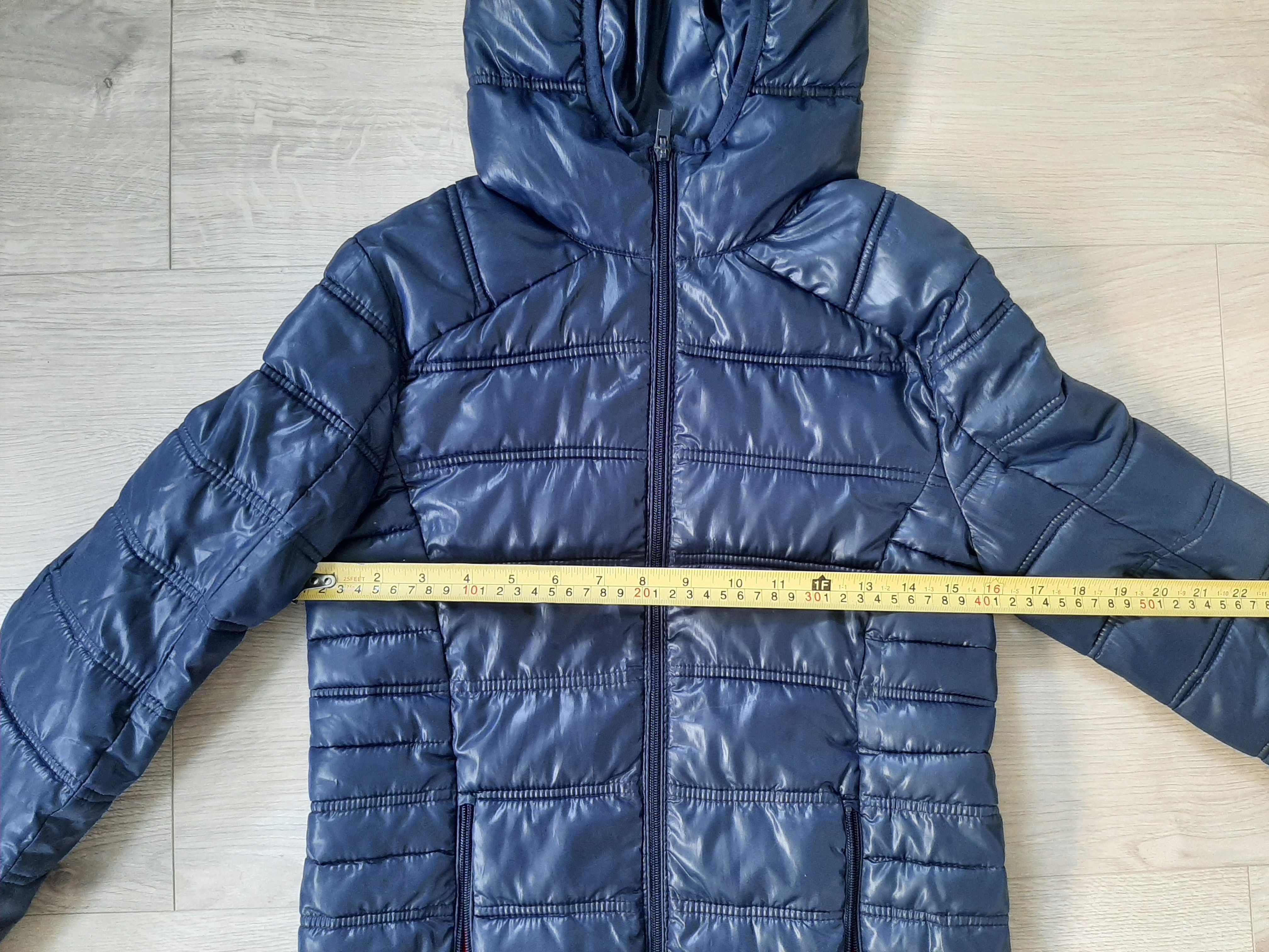 ZARA KIDS Granatowa Kurtka z Kapturem.  Rozmiar 164