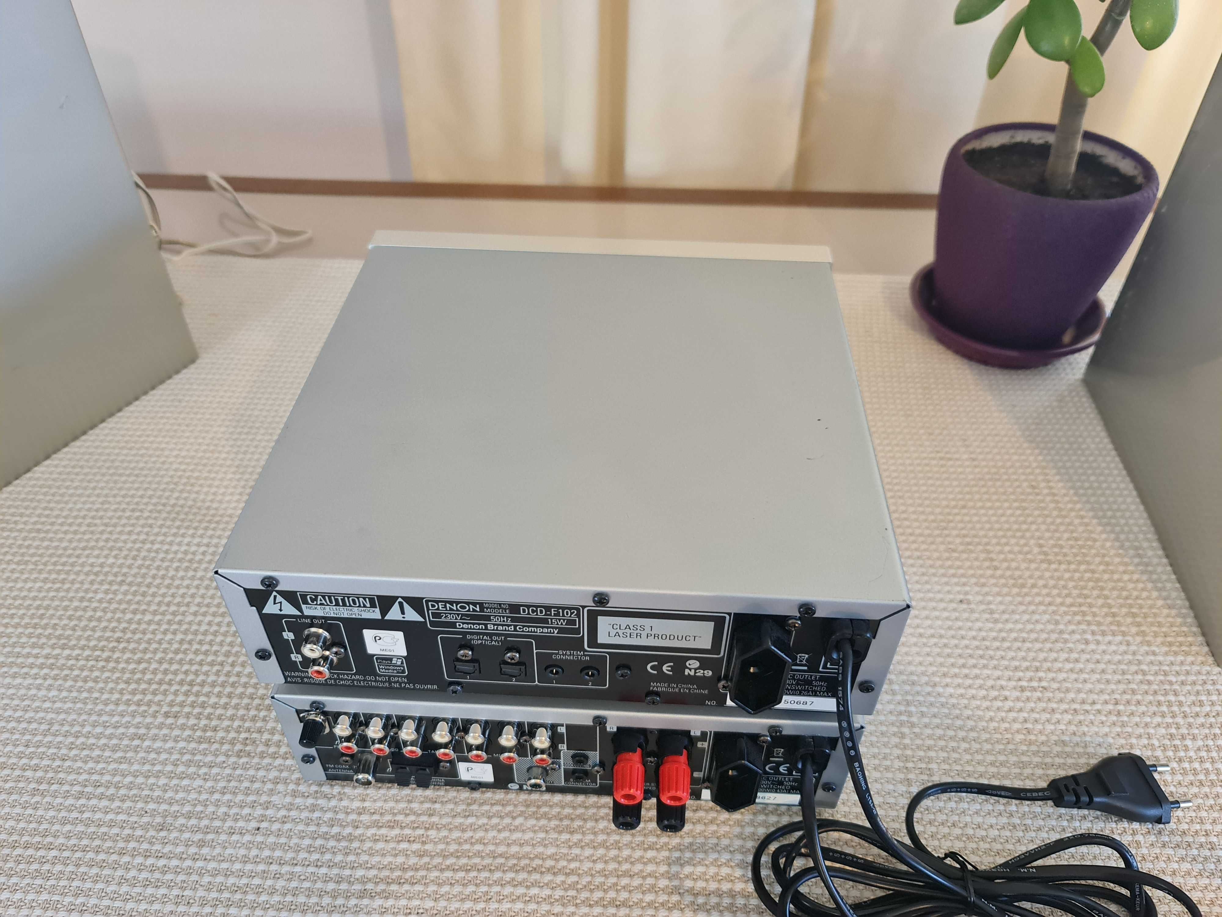 Аудіо комплект, Ресівер Denon DCD-F102 Denon DRA-F102 AM/FM Receiver