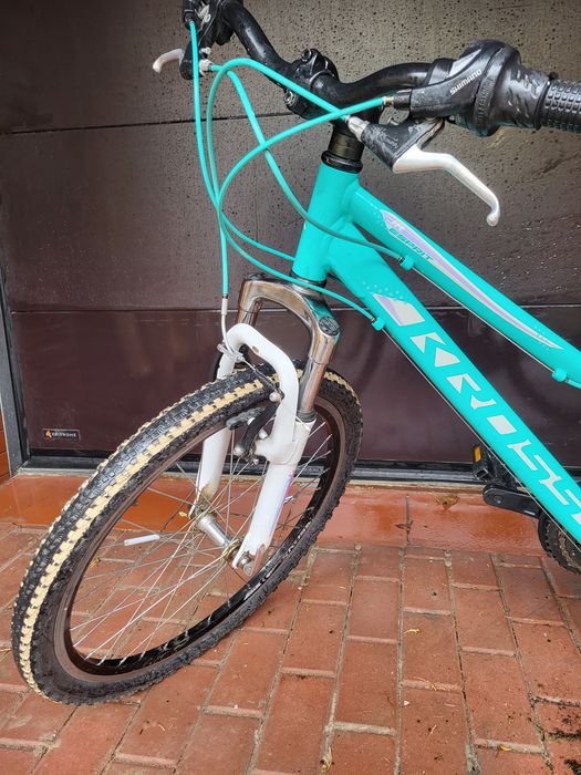 Rower 24 cale turkusowy