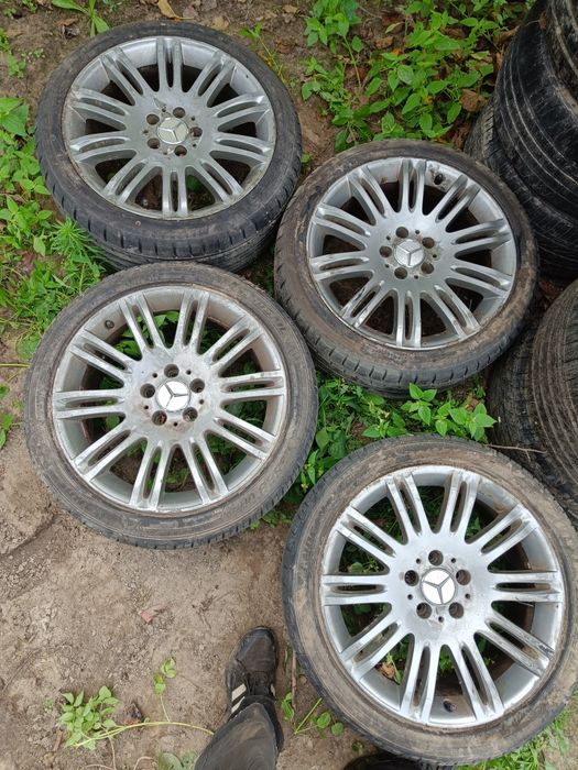 Felgi Koła Mercedes Benz W211 EVO DOUBLE SPOKE 18" Opony Wysyłka