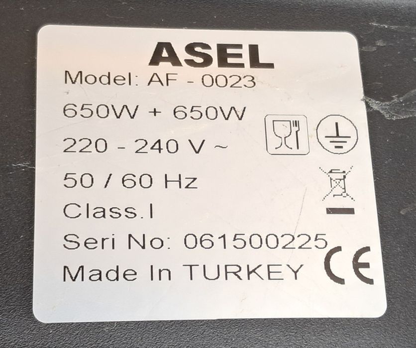 Электродуховка отдельностоящая ASEL