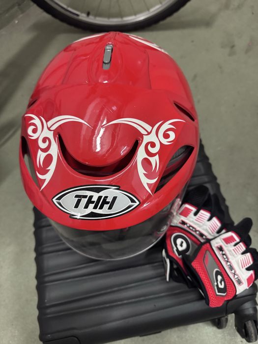 Kask THH na skuter damski M + rekawiczki sixsixone