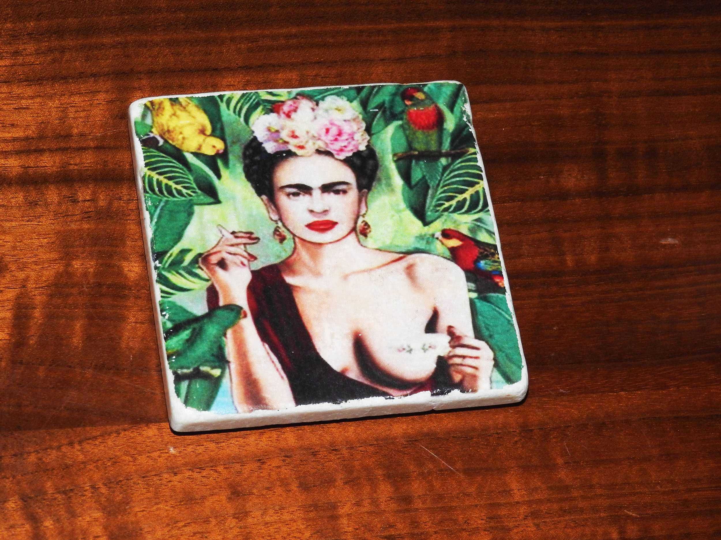 Ceramiczna podkładka pod kubek Frida Kahlo - Meksyk