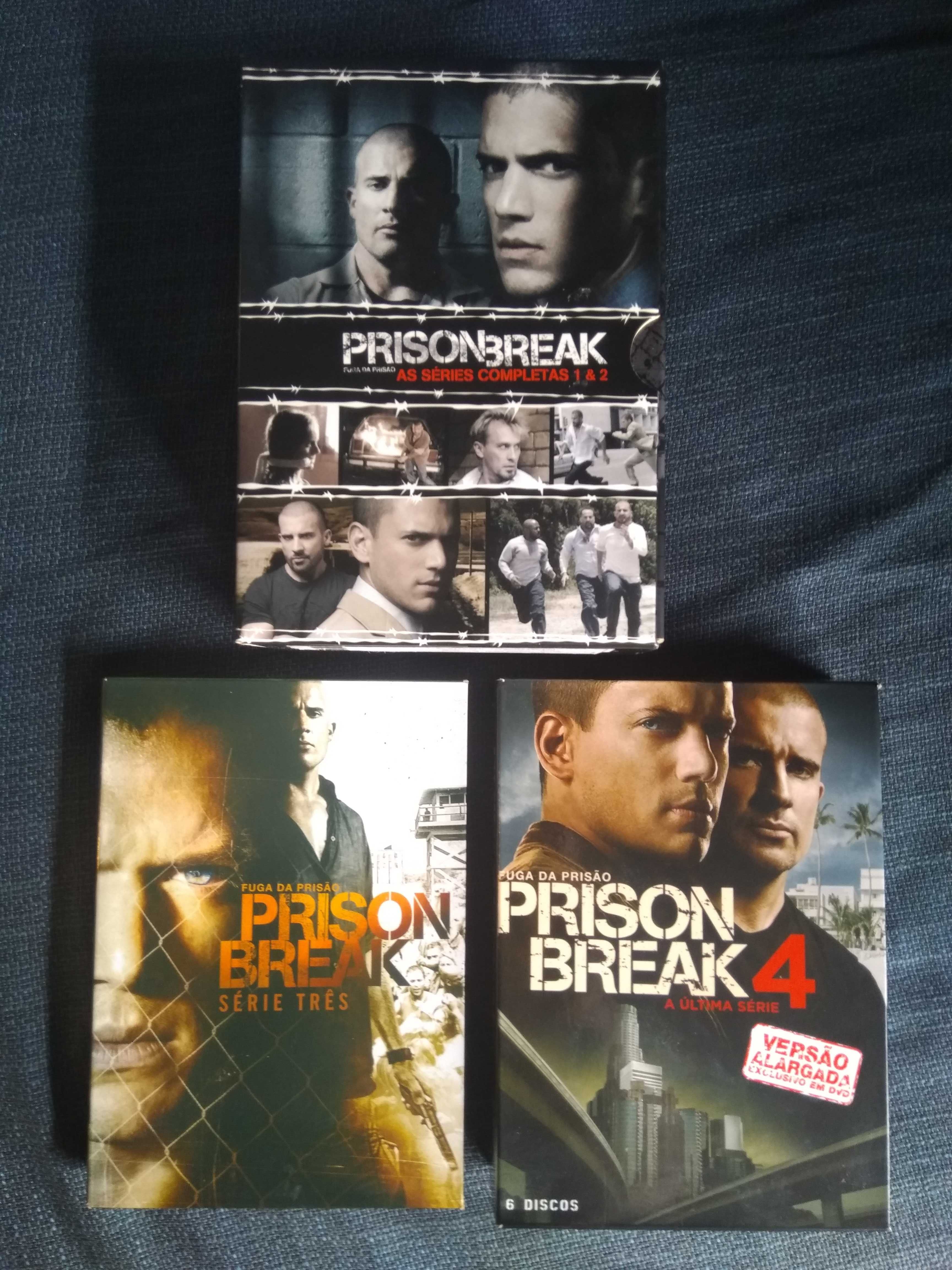 Série Completa Prison Break 1 , 2 , 3 e 4 como Nova