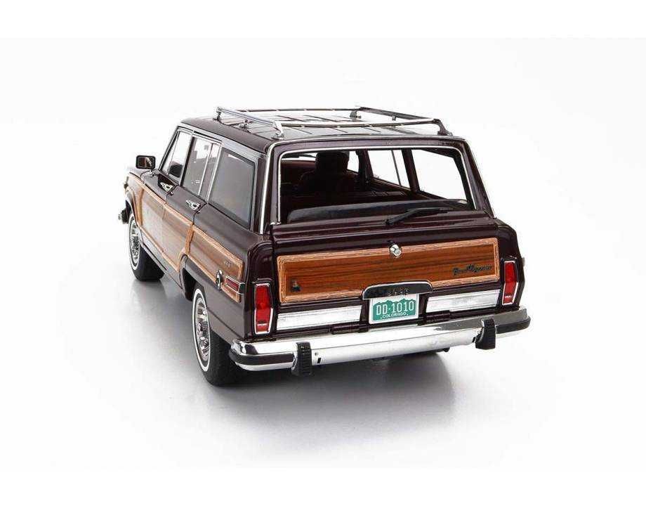 Jeep Grand Wagoneer 1989 Bordeaux Wood DD-Models formy Autoart 1:18