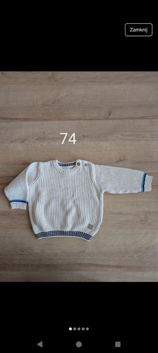 Paka ubrań dla chłopca 68-74