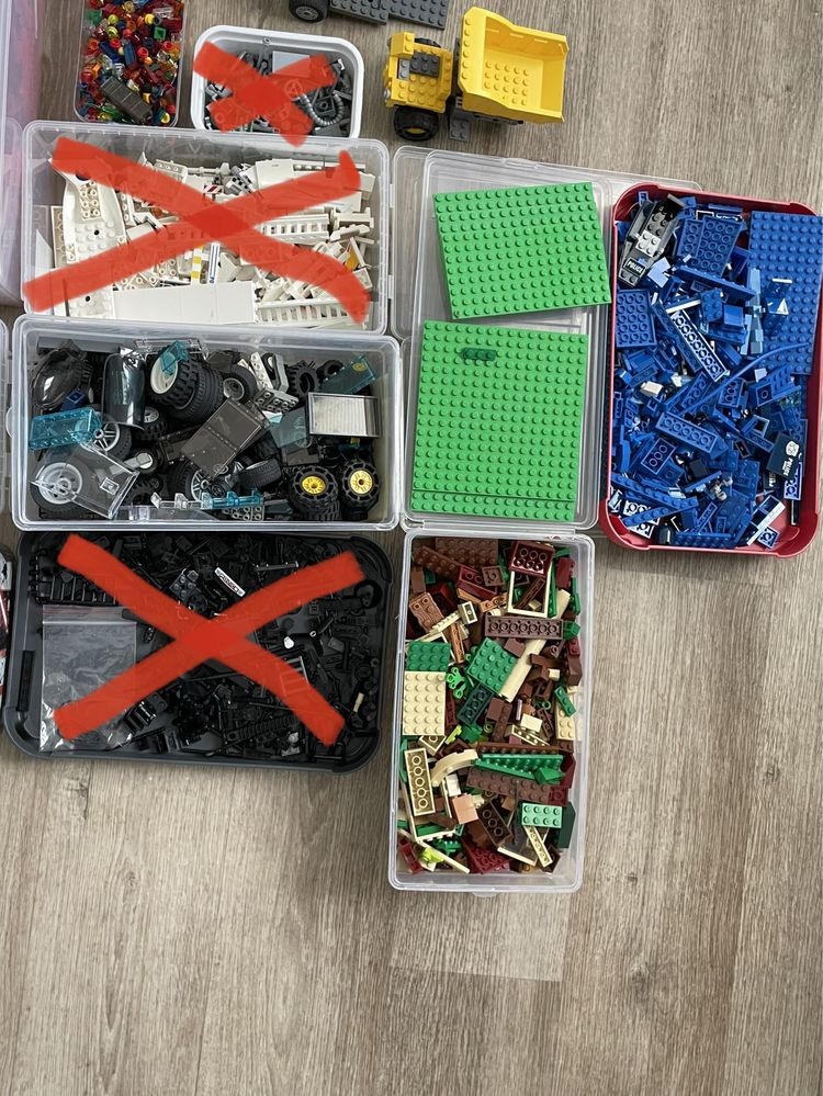 Lego деталі різні кольори