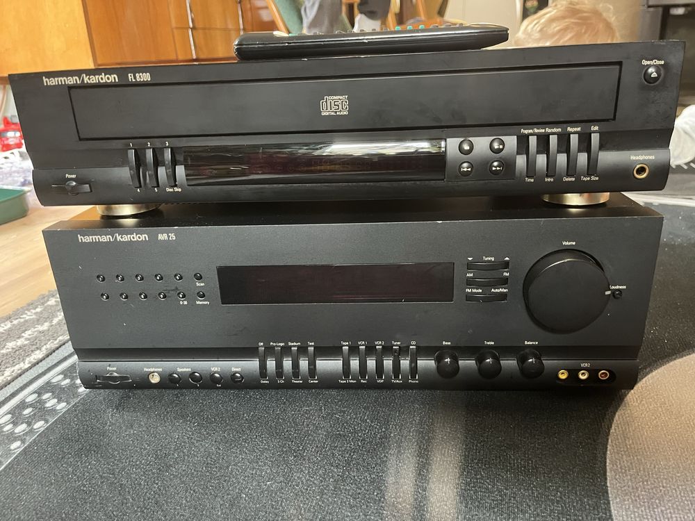 Amplituner Harman Kardon AVR 25 + CD FL8300 Kino domowe 5.0