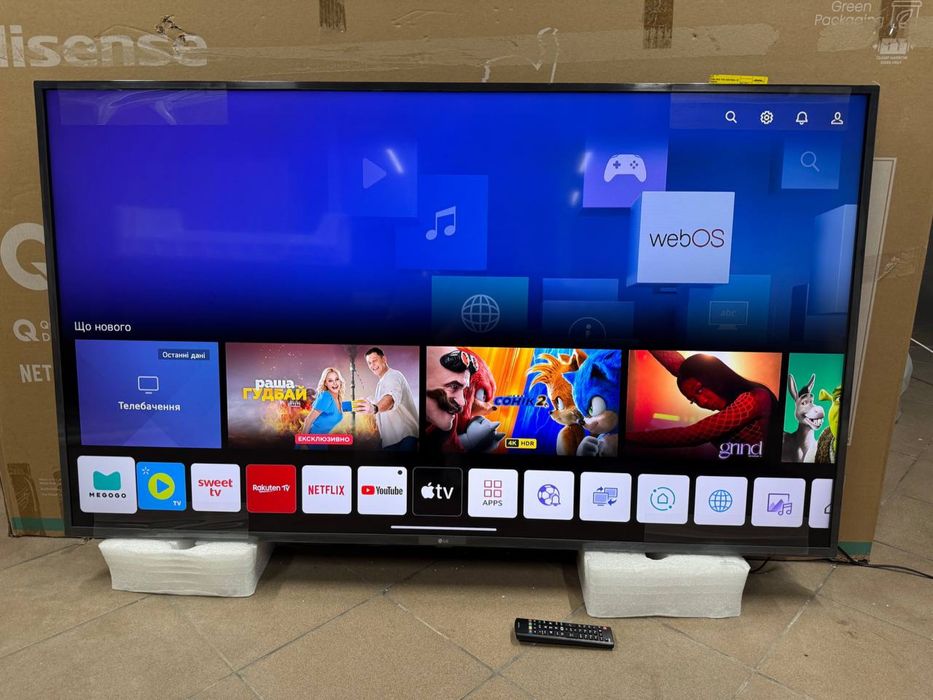 Телевізор LG 65UQ75009LA — 65” 4K Smart TV (новий, гарантія, Європа)