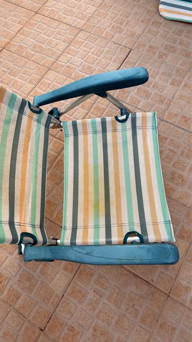 Cadeira praia reclinavel