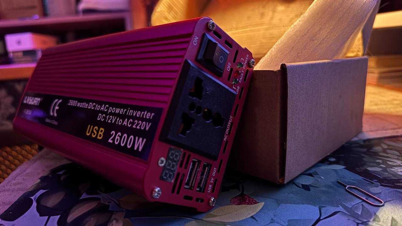 Инвертор Lvyuan на 2600W 12V- 220V