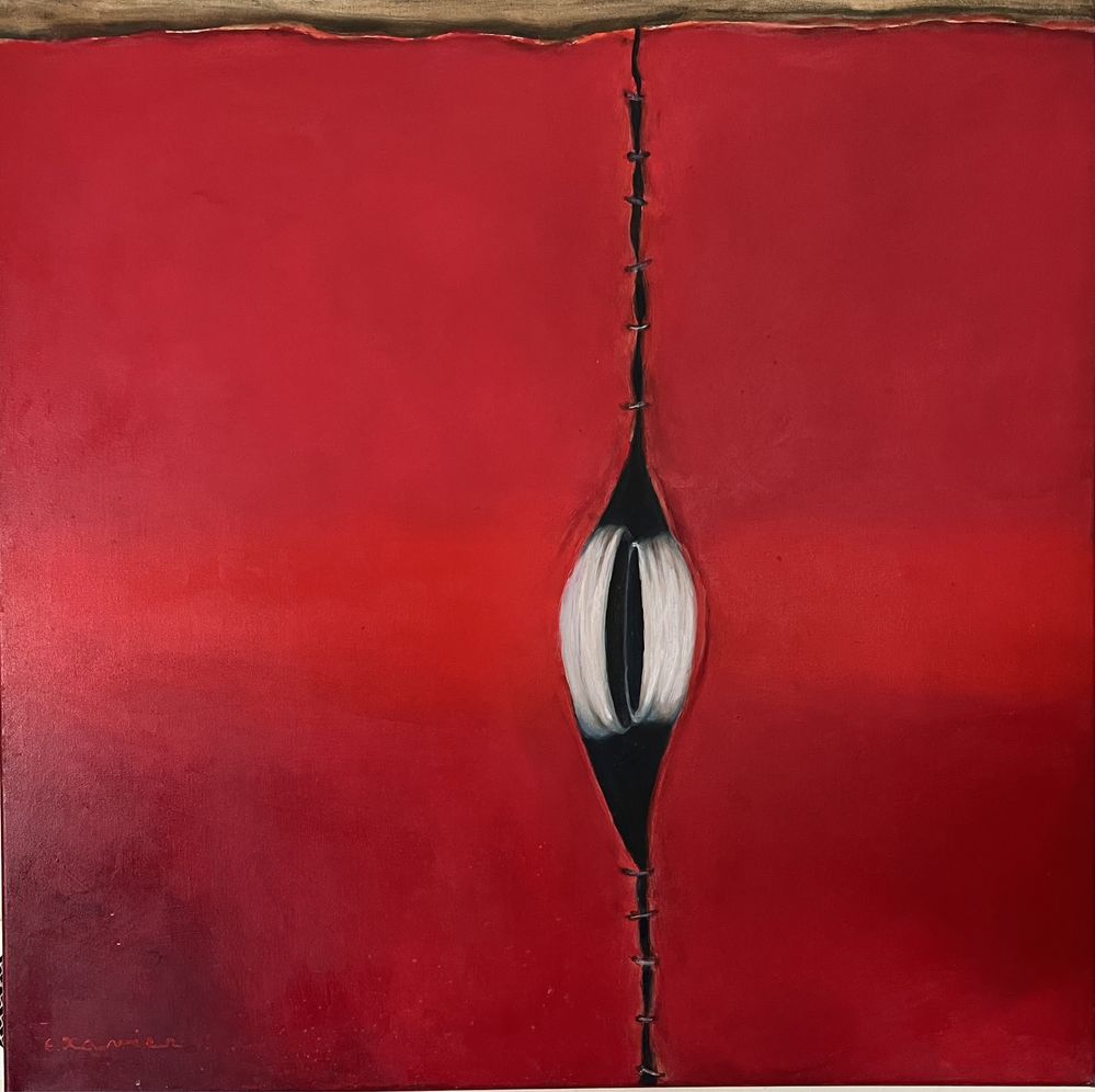 Edgardo Xavier - ‘Vermelho’ Acrílico S/Tela 2013 80X80cm