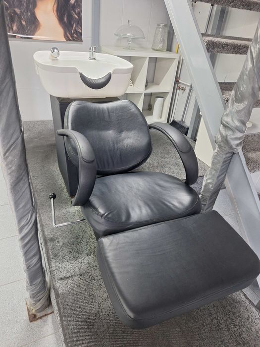 Rampa de lavagem para cabeleireiro