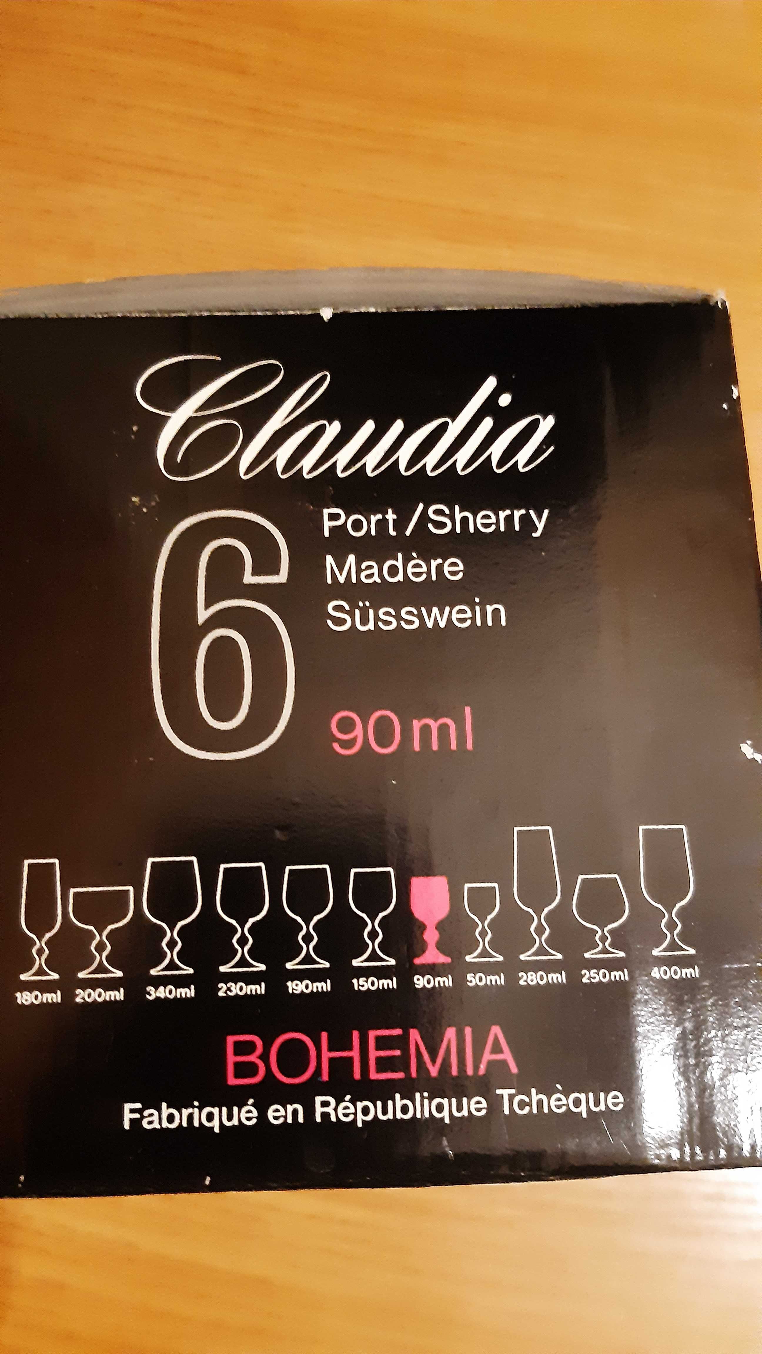 Бокали Bohemia Claudia 6шт.