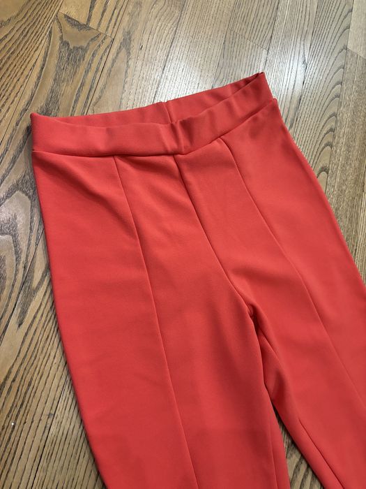 Eleganckie nowe koralowe spodnie Missguided 36 S na komunię chrzest