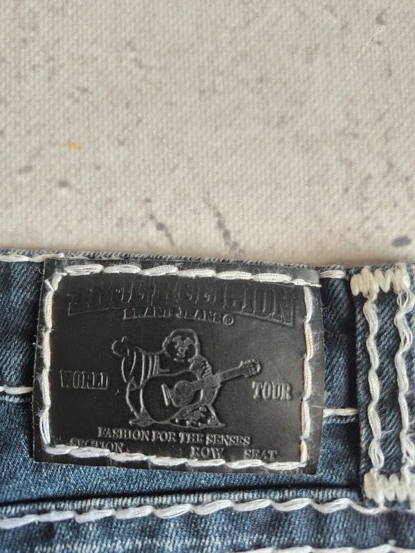 True Religion spodnie damskie demim 30 avant garde affliction opium