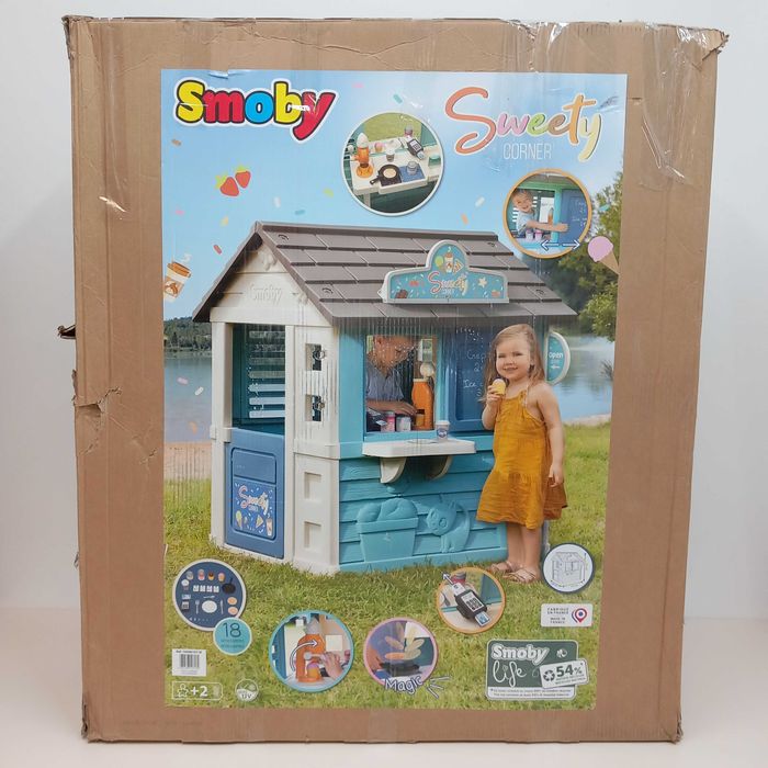 Smoby 810718 Domek ogrodowy Lodziarnia Powłoka UV Sweety Corner 2