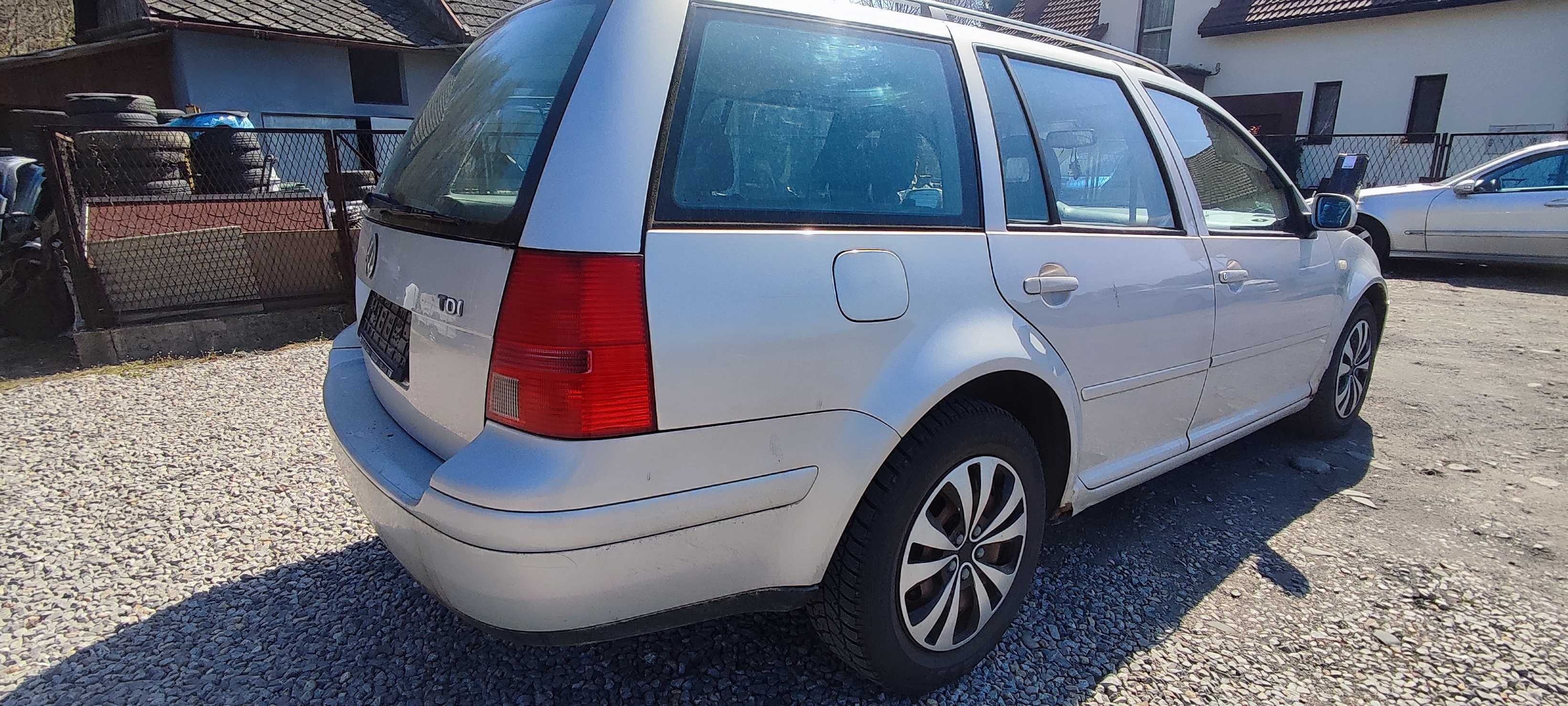 VW Bora 1.9TDI Kombi AJM 6bieg. Dużo nowych Części ALU Cały na części