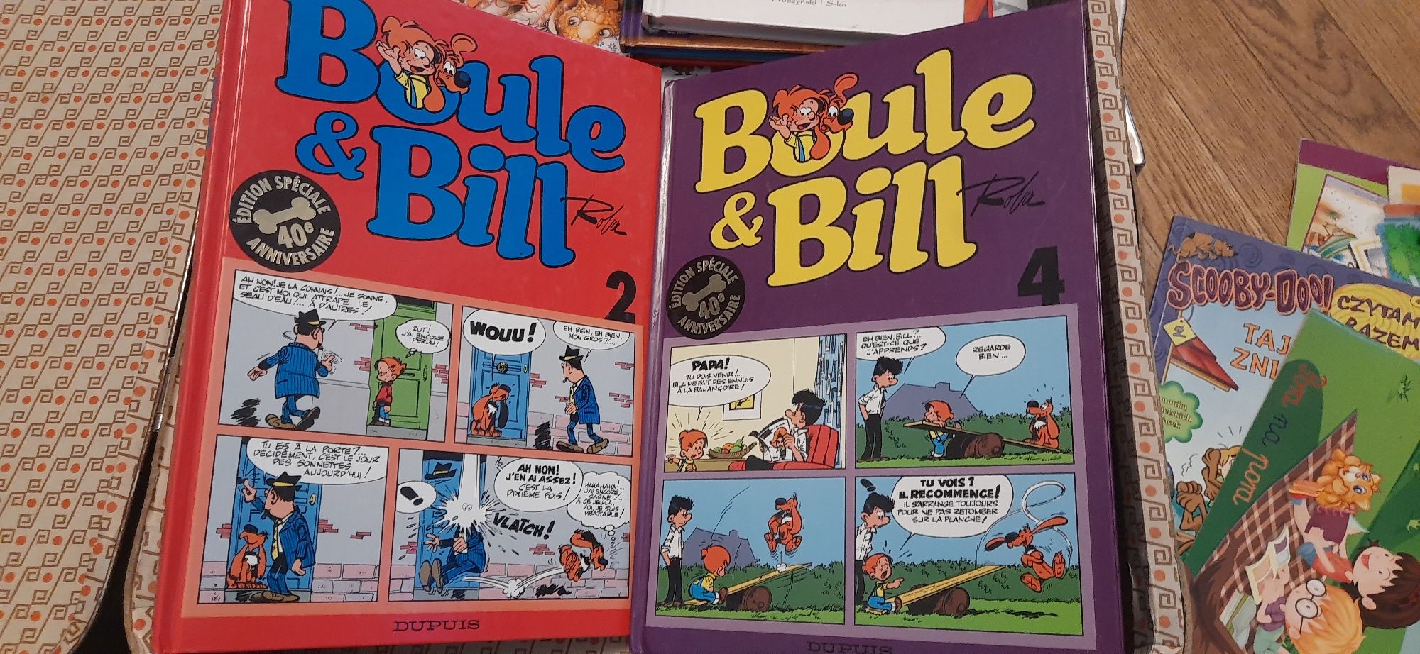Komiks Boule & Bill numer 4 i 2 wyd. po francusku