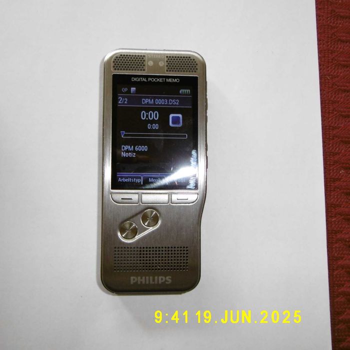 Profesional Dyktafon PHILIPS DP6000