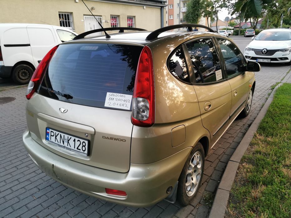 Daewoo Tacuma 2.0 Benzyna LPG Nowy przegląd drugi właściciel prywatnie