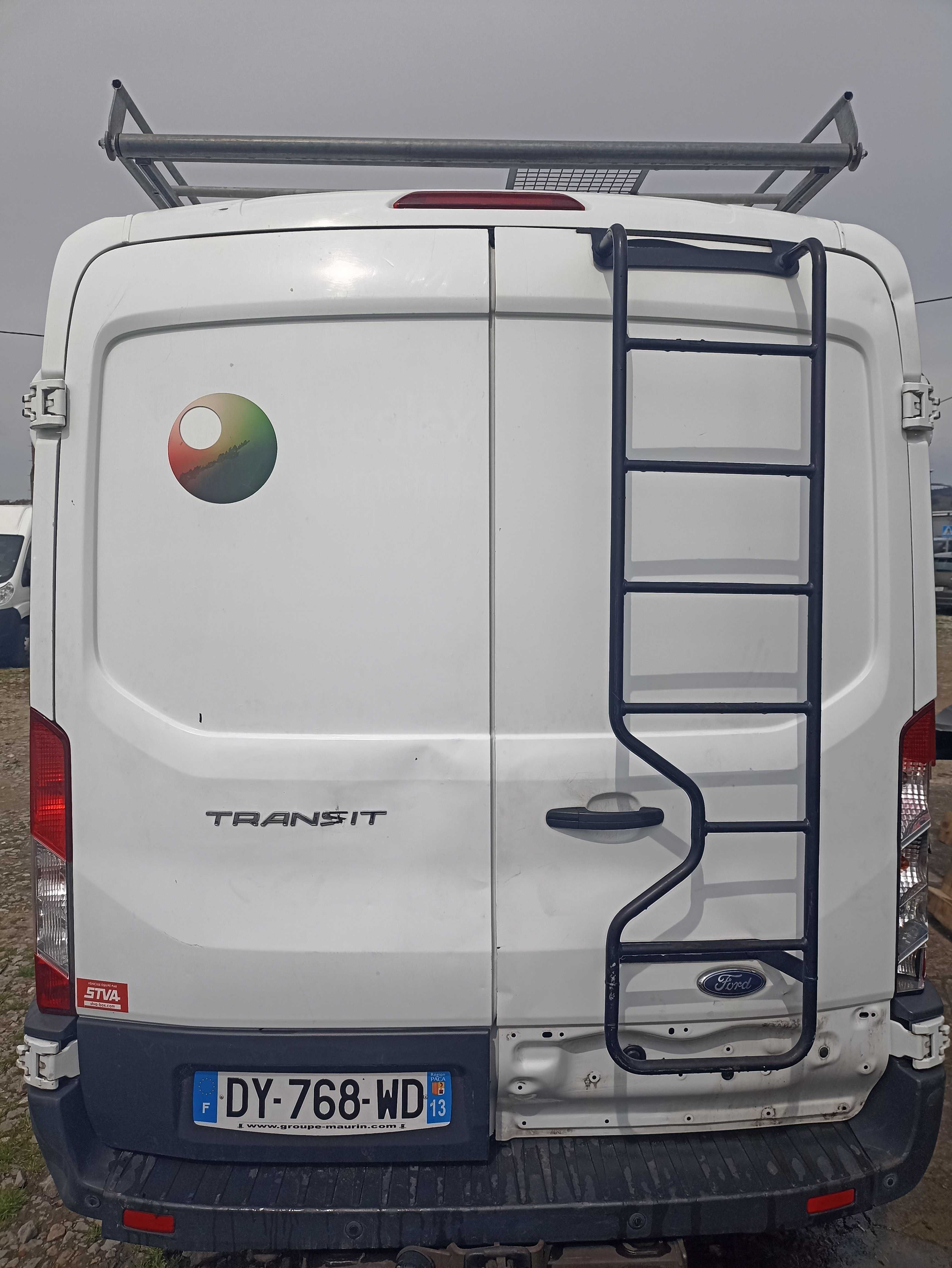 Bagażnik na dach +drabinka Ford Transit L3