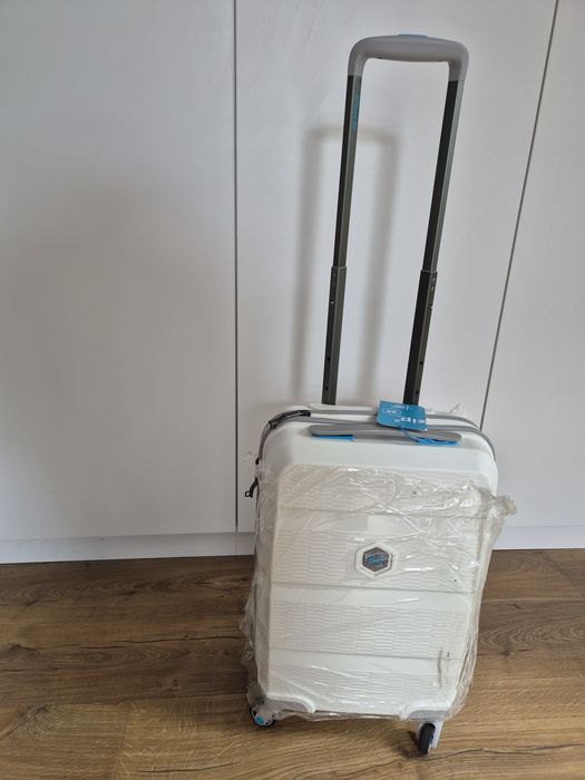 Nowa walizka kabinowa BG BERLIN zip2 biała